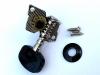 1 UKULELE GUITAR OR BANJO TOP MACHINE HEAD BLACK BUTTON